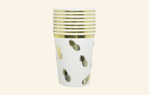 Gold Pineapple Cups
