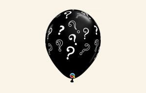 Question Mark Balloon 40cm