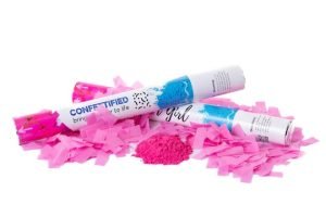 Pink Powder & Confetti Popper Gender Reveal