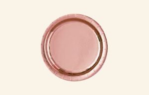 Rose Gold Plates 8pk