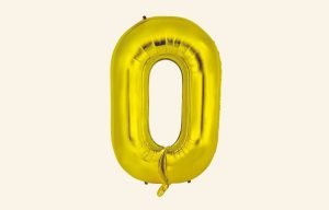 Gold Letter O Balloon