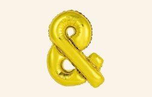 Gold Symbol & Balloon