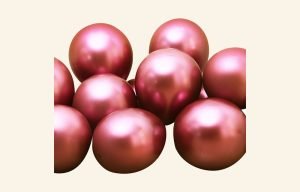 Chrome Red Balloons 10pk