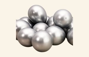 Chrome Silver Balloons 10pk
