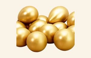 Chrome Gold Balloons 10pk