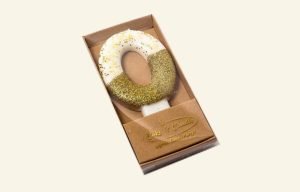 #0 Gold Glitter Candle