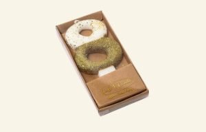 Gold Glitter Candle 8