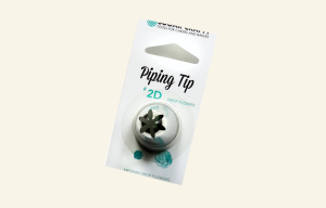 Piping Tip 2D Drop Flower