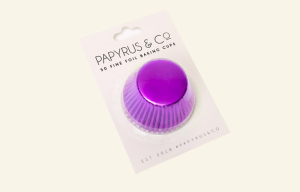 Purple Foil Baking Cups