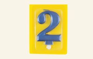 #2 Blue Jumbo Candle