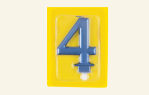 #4 Blue Jumbo Candle