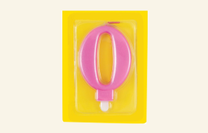 #0 Pink Jumbo Candle