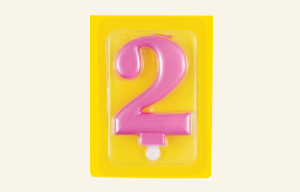 #2 Pink Jumbo Candle