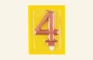 #4 Rose Gold Jumbo Candle