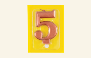 #5 Rose Gold Jumbo Candle