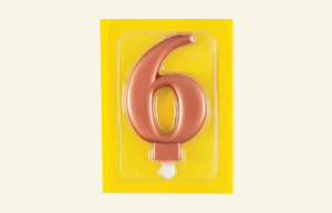 #6 Rose Gold Jumbo Candle