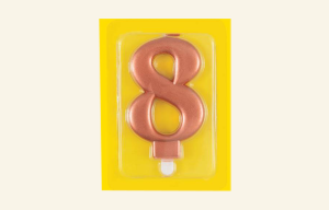 #8 Rose Gold Jumbo Candle
