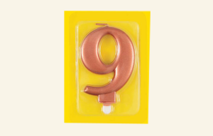 #9 Rose Gold Jumbo Candle