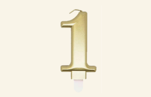 #1 Gold Jumbo Candle