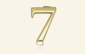 #7 Gold Jumbo Candle