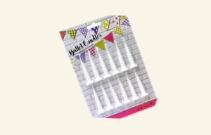White Bullet Candles 12pk