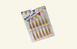 Gold Bullet Candles 12pk