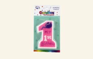 1st Birthday Candle