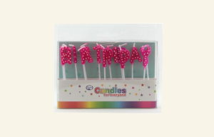 HB Pink Candles