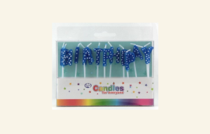 HB Blue Candles