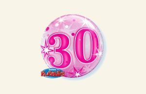 30th Bubble Balloon