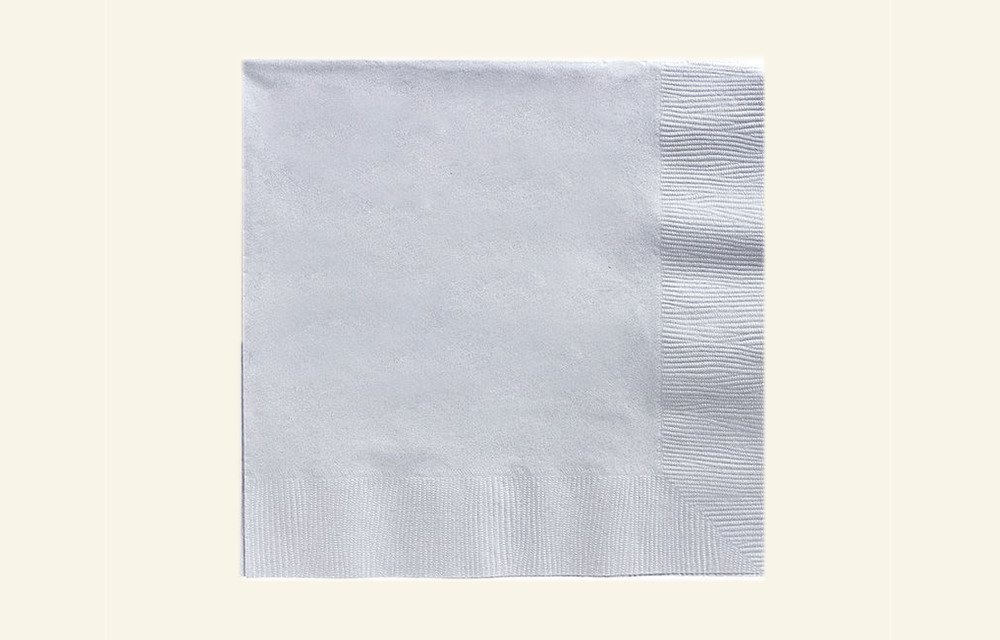 Silver Napkins 16pk - Queenparty