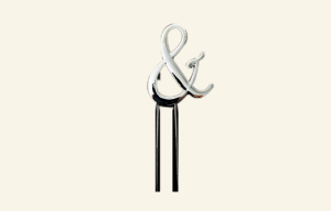 Silver Symbol & Cake Topper