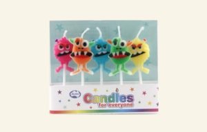 Monster Candles 5pk