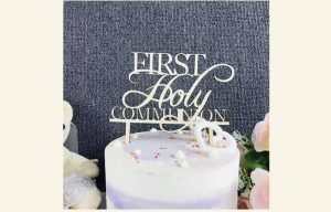 First Holy Communion Cake Topper