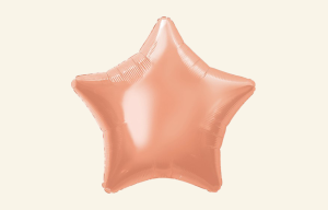 Rose Gold Star Balloon