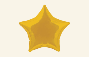 Gold Star Balloon
