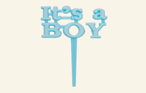 Boy Cake Picks
