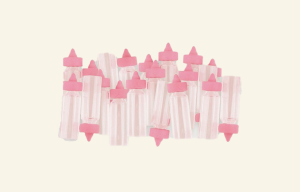 Mini Baby Bottles Favors