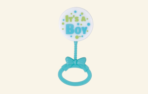 Baby Shower Boy Rattles