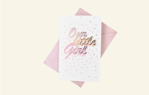 Baby Girl Invitation Cards