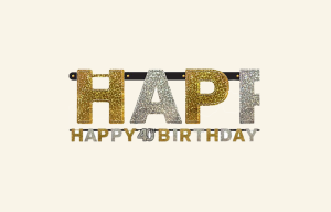 40th Birthday Banner