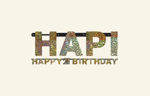 21st Birthday Banner