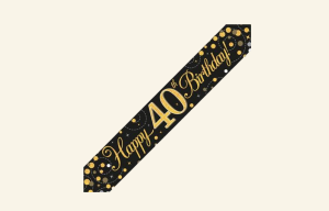 40th Bday Banner