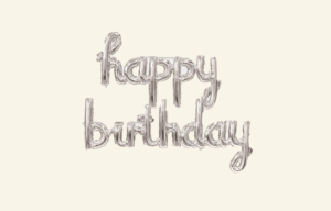 Birthday Balloon Banner