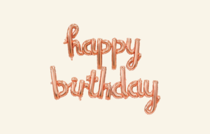 Birthday Balloon Banner