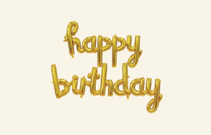 Birthday Balloon Banner