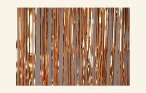 Rose Gold Foil Curtain