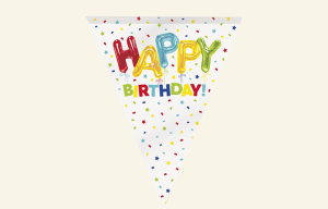 Birthday Flag Banner