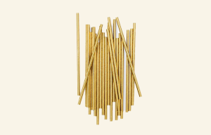 Gold Straws