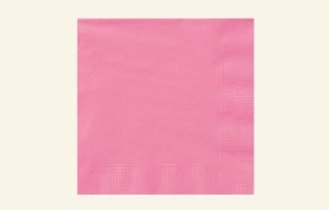 Pink Beverage Napkins